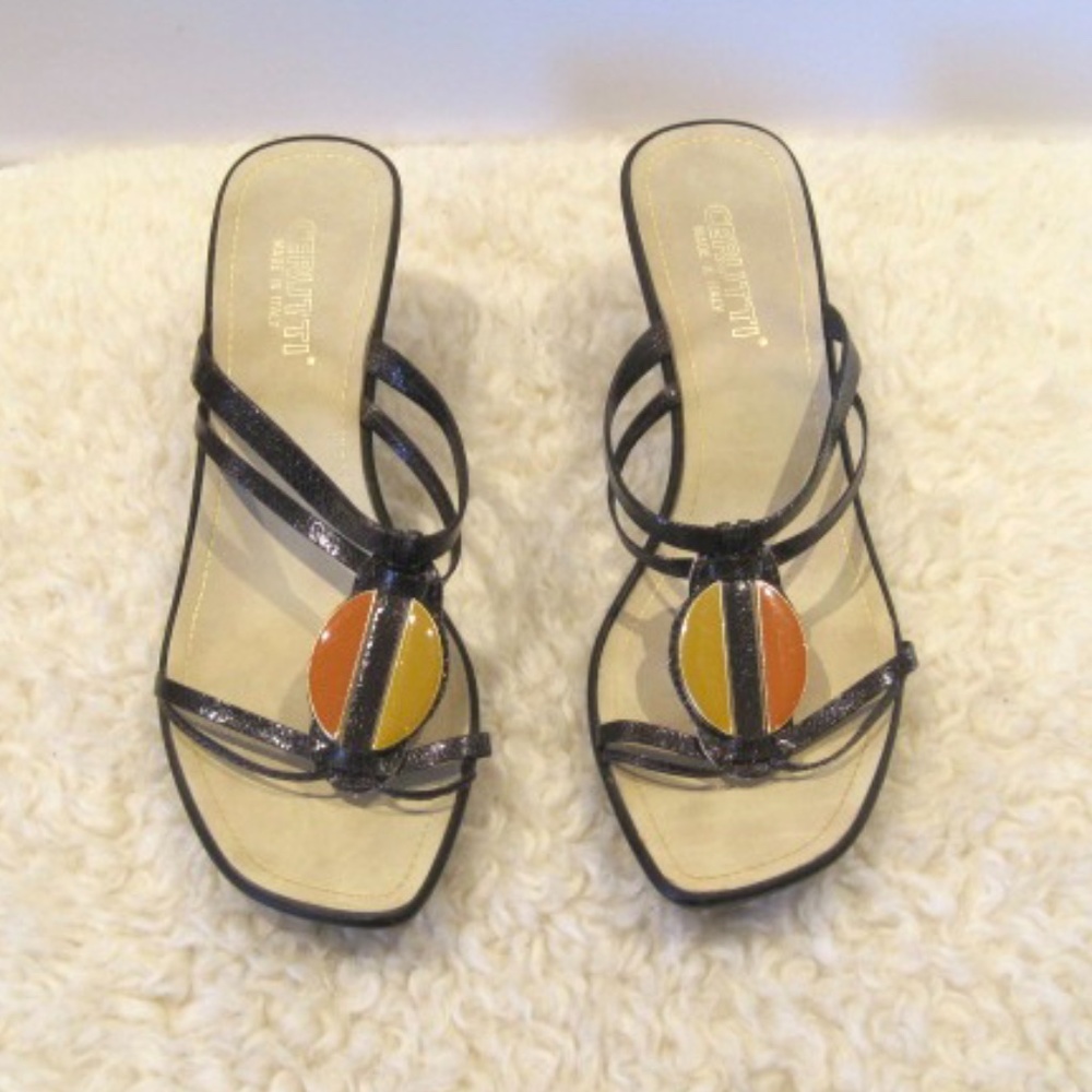 Cerruti Strappy Wedge Sandals